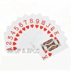 Promotional Poker Manufacturer Poker Card 0.3mm 100% Plastic Promotional Poker Playing Cards