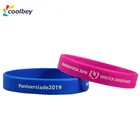 Custom Classic Custom Silicone Wristband/Rubber Bracelet For Couples Gifts Support Causes