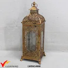 Square Gold Moroccan Metal Lanterns Luckywind Square Vintage Gold Metal Glass Wholesale Moroccan Lantern