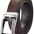 Leather Belts Mens Ratchet Belt Mens Adjustable Sliding Ratcheting Genuine Leather Ratchet Belts Suppliers