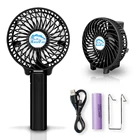 Hand Folding Fan Hand Usb Fan Small Hand Held Electric DC Cooling Table Folding Rechargeable Mini Usb Fan For Student
