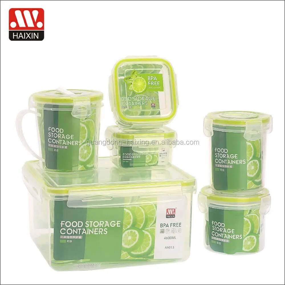 Microwave safe vacuum airtight plastic take away food storage box BPA free food containers sets