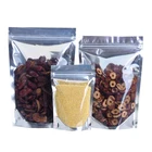 Bags Bag/ Zipper Bag Custom Printed Stand Up Zipper Bags Aluminum Foil Mylar Food Grade Plastic Stand Up Ziplock Bag/
