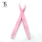 Straight And Curved Pointed Tweezers - Professional Stainless Steel Precision Tweezers Customized Logo