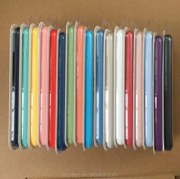 Factory wholesale microfiber liquid silicone gel rubber phone case cover for iphone 5 6 7 8 plus X XS MAX 11 pro With packaging