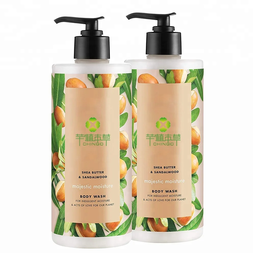 Private Label whitening Organic  Shower Gel Body Wash