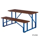 School Double Desk School Desk Modern School Furniture / Double Seater School Bench Desk