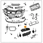 MG7 ROVER 75 GRILLING WITH PART NUMBER DQY000370LFG DQY000380LFG DQY000390LFG DQY000400LFG