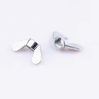 Nuts Wholesales DIN315 White Zinc Wing Nuts With Rounded Wings