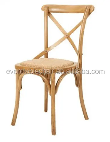 timber cross back chairs