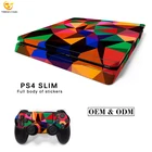 Controller Games Printing Custom PVC Controller Skin Sticker For PS4 Slim
