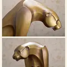 Resin Home Or Indoor Fiberglass Small Leopard Sculpture