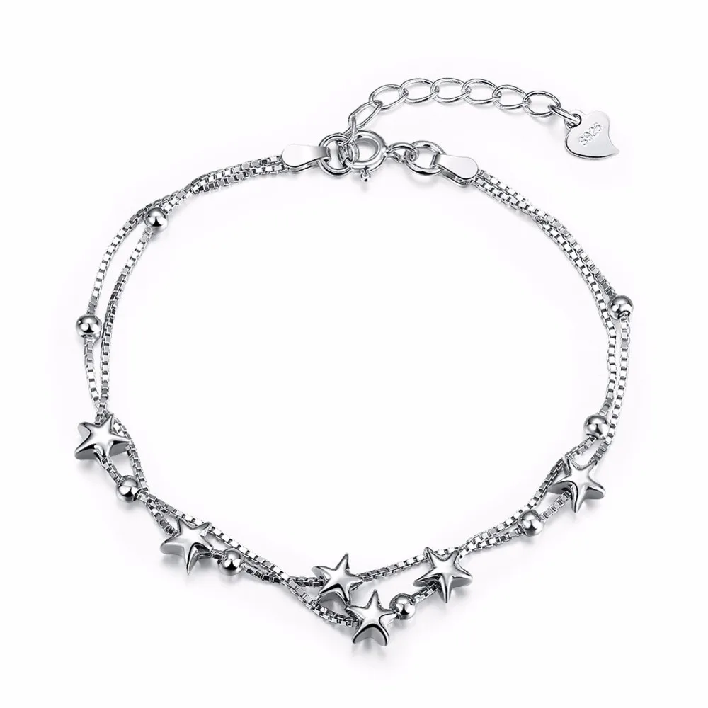 Sterling Silver Butterfly Bracelet Classy Women Collection | Z Bracelets  Beautiful 925 Sterling Silver Charm Bracelet Gorgeous Jewelry Chain |  