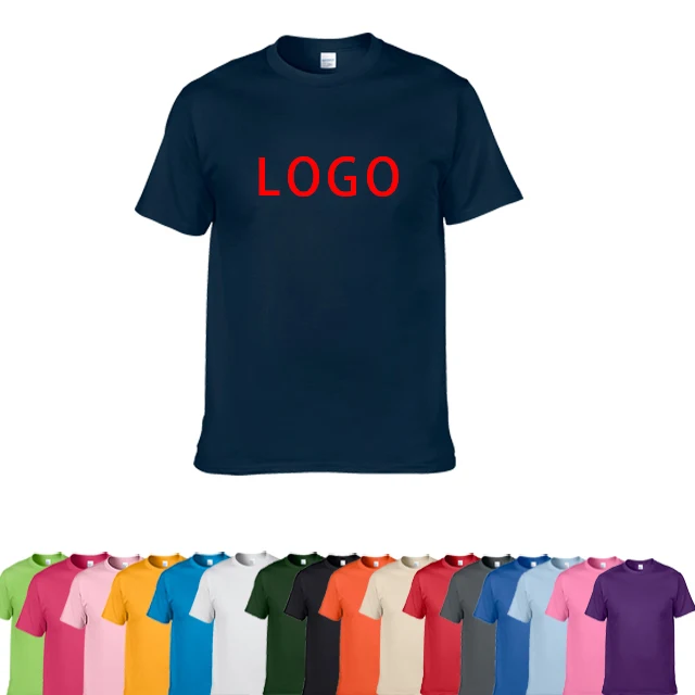 100%  Cotton High Quality Custom Printing Brand logo T Shirt Sublimation Short Sleeve T-Shirts