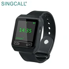 Call Call Waiter SINGCALL Full CE Passed Wireless Server Call Table Waiter Bell Digital Watch Pager System