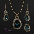 Jewelry Set VANFI Authentic Stone Antique Gold Jewelry Set