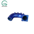 High Flow Blue Intake Elbow Tube Aluminum Tube Pipes For Dodge