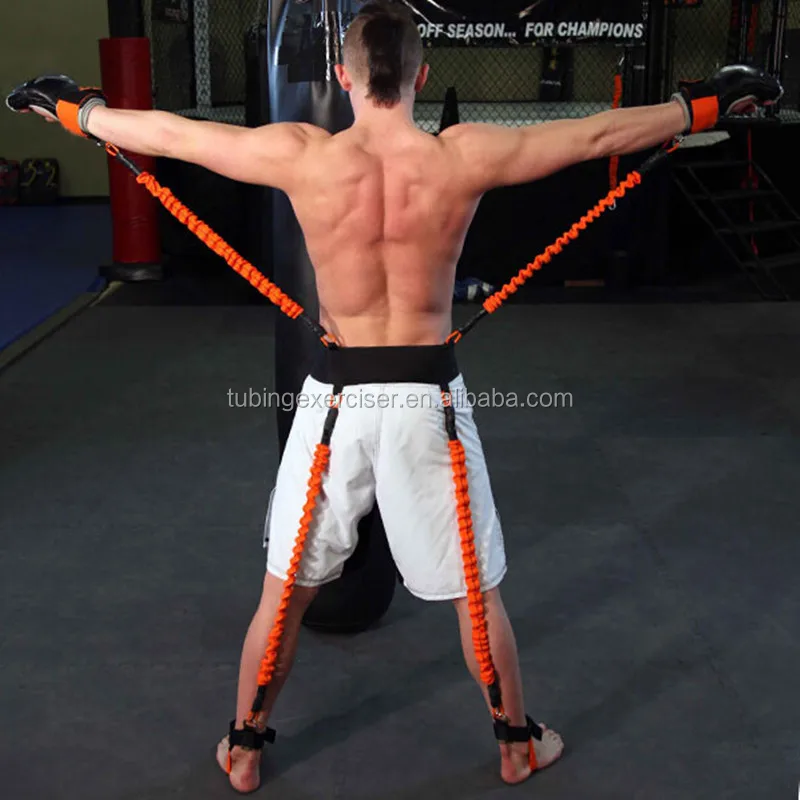 boxing workout with resistance bands