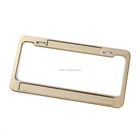 Plate US Standard Decor Custom Steel/Iron/Brass/Carbon Fiber/Plastic/Zinc Alloy/aluminum License Number Plate Frame