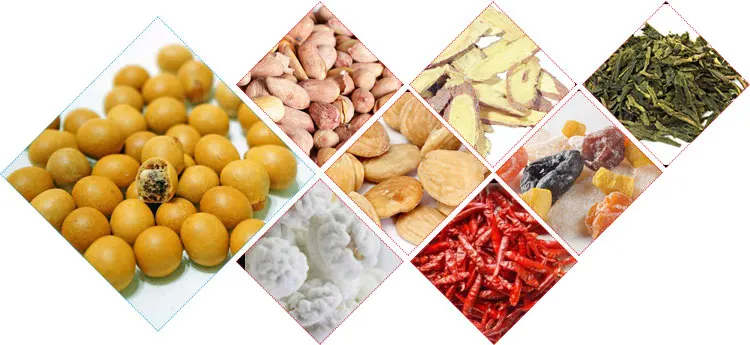 Rock Baking Roasted Peanut Roaster Oven Swing Coated Cashew Macadamia Nut Cocoa Bean Roasting Machine factory