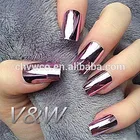 Polish Get Polish Free Sample Super Shining Mirror Effect Metallic Silver Color Gel Nail Polish