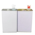 Sunflower Can 1l Can 1L Square Sunflower Oil Tin Can With Spout Palm Oil Olive Oil Tin Can