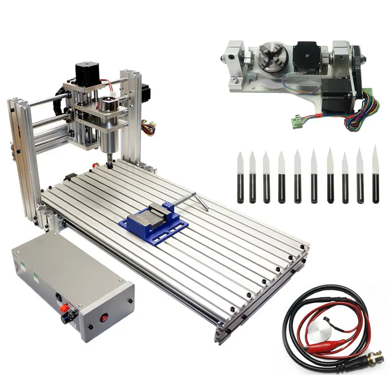 Diy Cnc Router 3060 5axis Metal Mini Cnc Milling Pcb Carving - Buy Cnc Router 5 Axis,Cnc Engraver,Cnc Milling 3060 Product on Alibaba.com