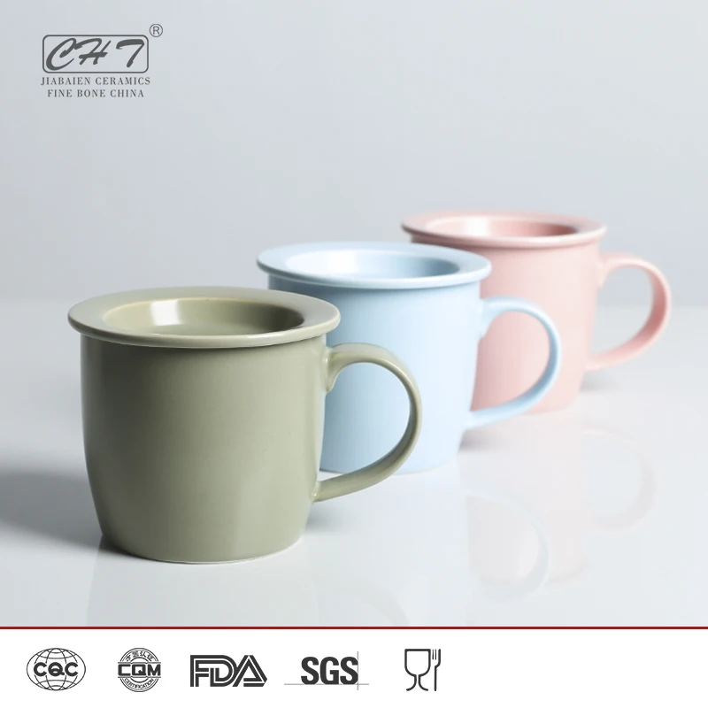 custom glaze blank milk coffee mugs ceramic factory with lid