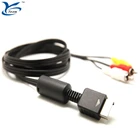 Ps3 Video PS3 AV Cable PS2 Audio Video Cable Cord Wire 3 RCA TV Lead Cable For PS2/PS3 Console