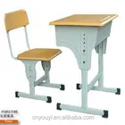 School School Desk And Chair Cheap Classroom Single Desk And Chair School Writing Table With Book Drawer For Student Furniture