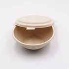 Round Bowl Eco Friendly Biodegradable Round Bowl With Lid