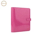 Custom High Quality Cheap Office Binder Supplies Stationery A5 Pu Agenda Leather Wedding Planner