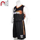 Customized Digital Jersey Basketball Team Blue Sport Team Set Basketball Uniform