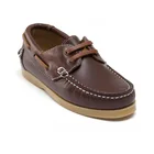 Blue Shoes Manufacturer Small Orders European Blue Real Leather Kids Shoes Children Boat Shoes For Boys