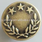 Stars Buttons For Denims 20mm 3 Stars Jeans Button For Denim