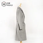 Coat Down Coat Fashion Winter Anti-pilling Handmade Grey Maxi Long Ladies Double Sided Wool Coat