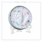 Babys First Newborn Baby Handprint And Footprint Photo Frame Kit With Safe For Baby