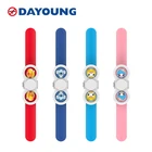 Safe For Kids Bracelet Repelent Mosquito Bracelet Natural Essence Oil Anti Mosquito Safe For Kids Pest Control Carton Rolling Mosquito Repellent Bracelet