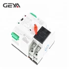 Ats 100a Transfer Switch GEYA W2R Mini ATS 2P Automatic Transfer Switch Electrical Selector Switches Dual Power Switch Din Rail Type ATS 63A 100A