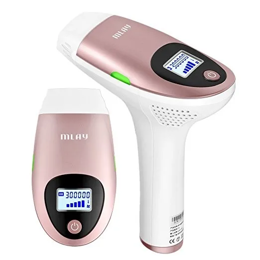 Mlay T3 Professional Mini IPL Laser Hair Removal Epilator Electric Facial Hair Remover Machine for Home Use with UK Plug
