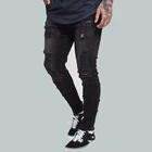 2018 new design mens sports pant jeans for go in and out gym