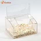 Special Dry Special Dual Dry Food Nut Cereal Candy Dispenser Dried Fruit Bin For Bulk Food