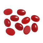 Oval Red Red Oval Ring Stone Wholesale Loose Oval Flat Back Cabochon Cut Red Agate Stone For Rings Decoration