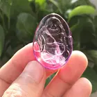 Carved Pendant Clear Beatiful Natural Amethyst Quartz Crystal Carved Buddha Pendant