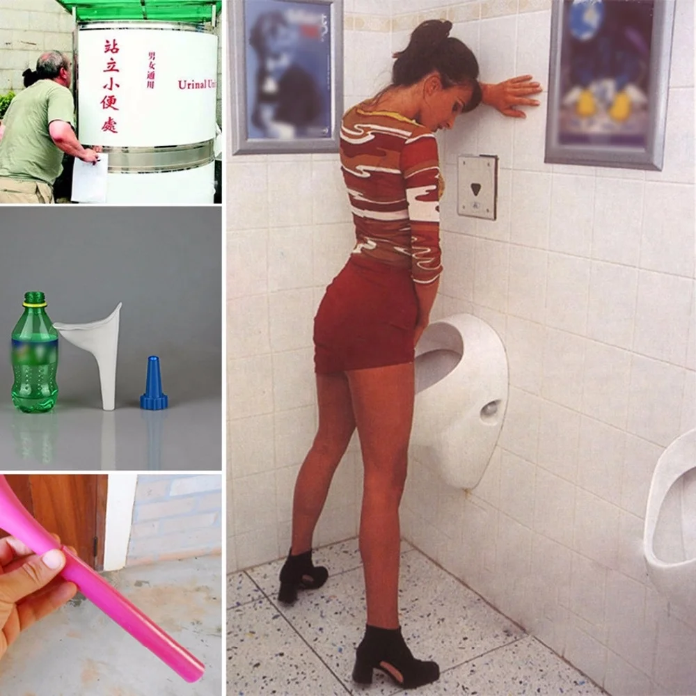 5X Frauen weiblich tragbar Urinal Outdoor Reisen Stand Up Pee Urination Mode yks 