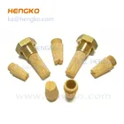 Exhaust System Pneumatic Parts Sintered Bronze Silencer For Exhaust System