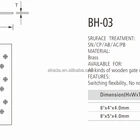 Door Hinge High Quality Door Hinge AKADA High Quality Brass Big Size 8 Inch Door Hinge