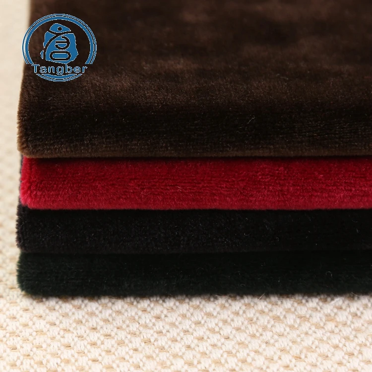 supersoft plush fleece fabric plush velvet fabric upholstery plush fabric for making soft toys