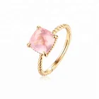Gemstone Gold Sterling Silver Ring Silver Silver Gemstone Ring Natural Big Gemstone Women Jewelry Gold Vermeil Sterling Silver Citrine Ring