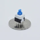 Auto Button Latching Push Button Switch 8mm Auto Lock And Non Lock Switches SPDT Push Button Switch